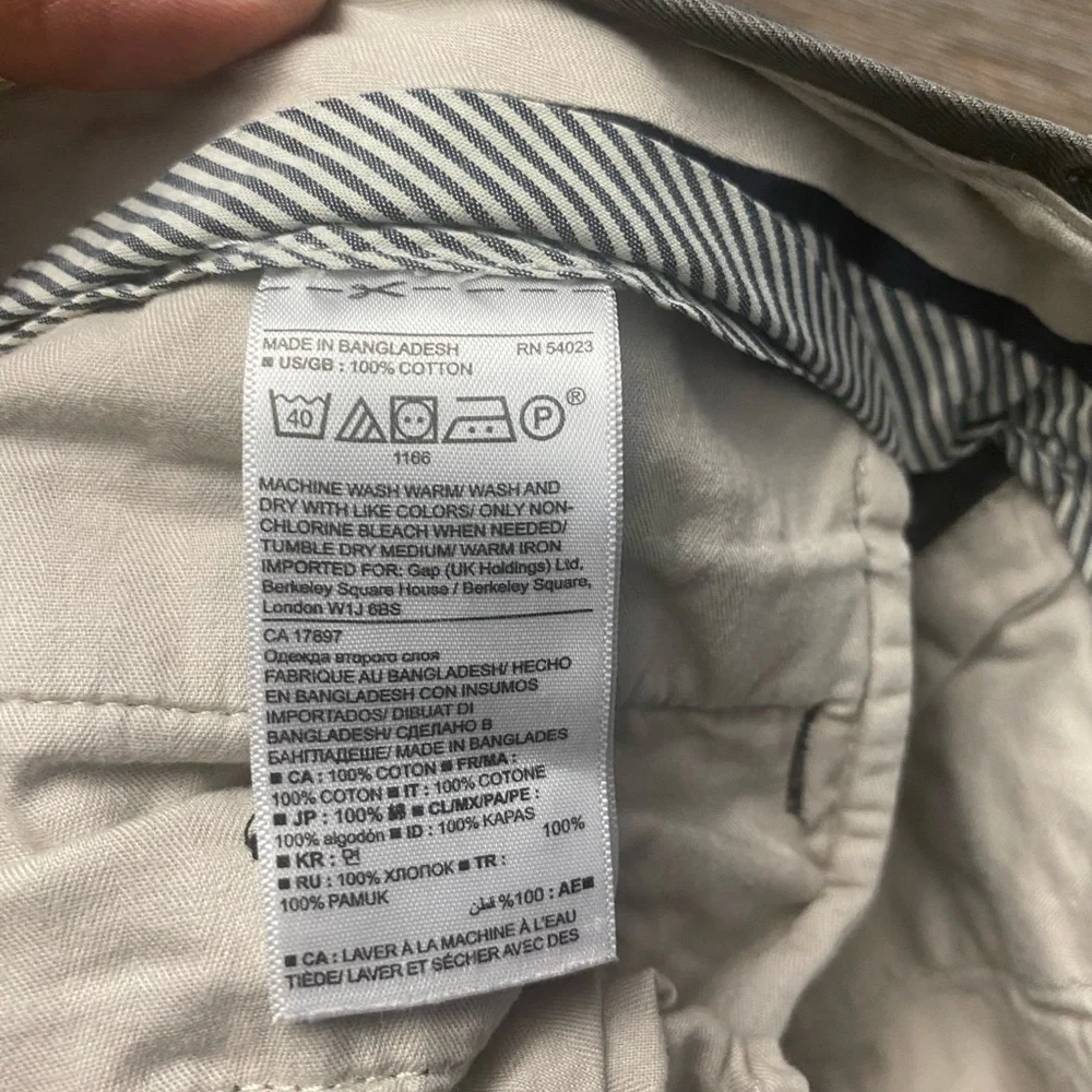 Banana Republic men chino gray pants size 32